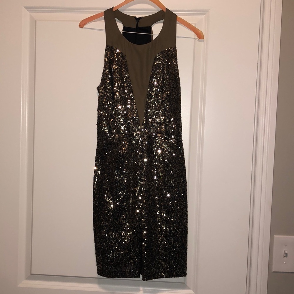 Sequin mini dress